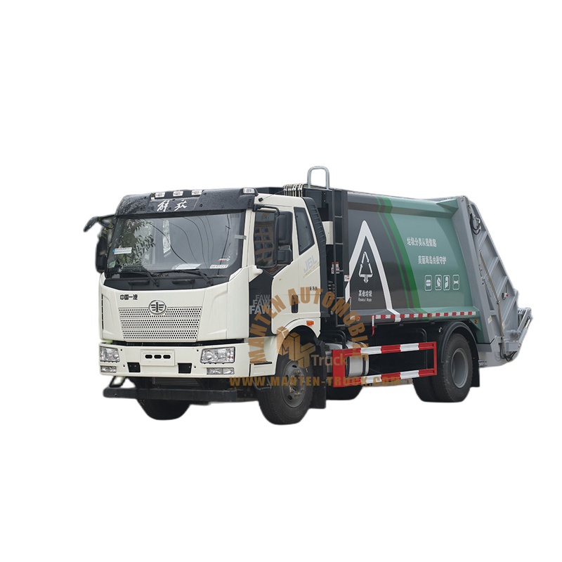 Camión compactador de basura FAW J6L 12m ³