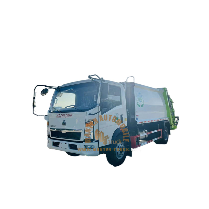 Camión de recolección de basura Sinotruk Howo 8m ³