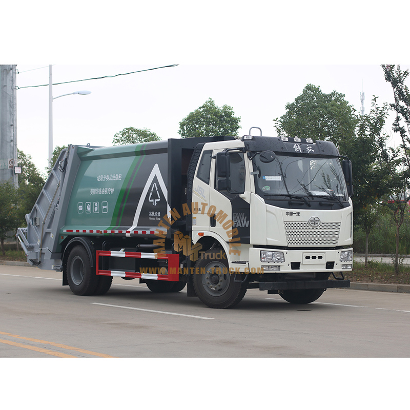 automated side loader refuse trucks