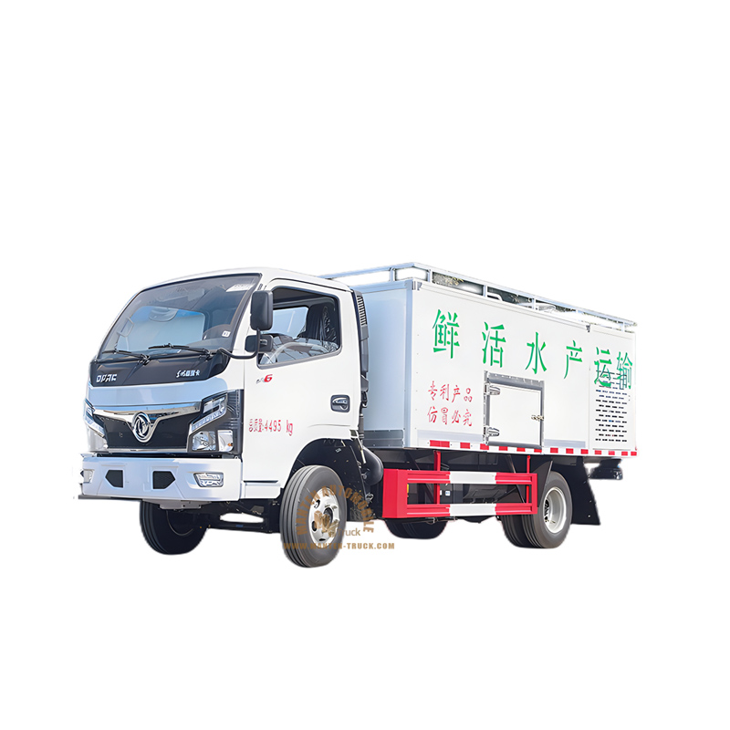 Camión de transporte de peces vivos 4x2 Dongfeng 2 toneladas