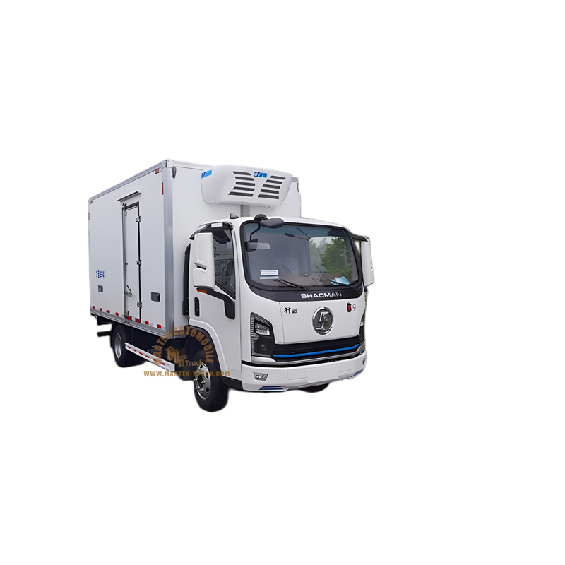 Shacman 2 toneladas 4x2 refrigerador camión delantero