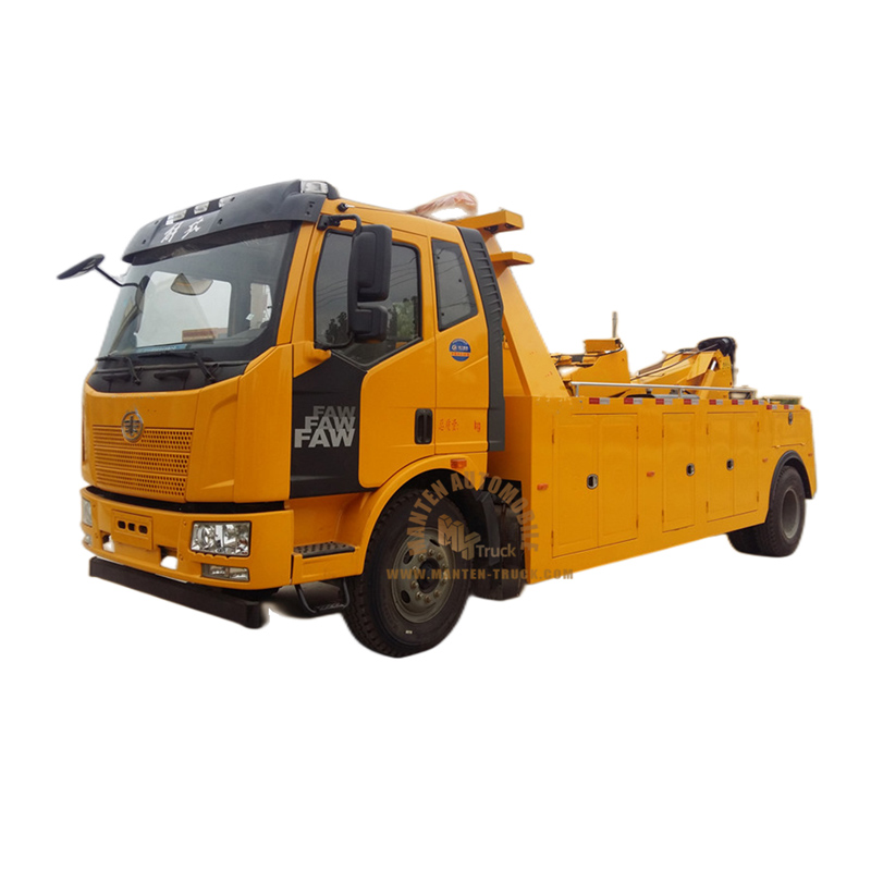 faw 13ton integrated tow truck