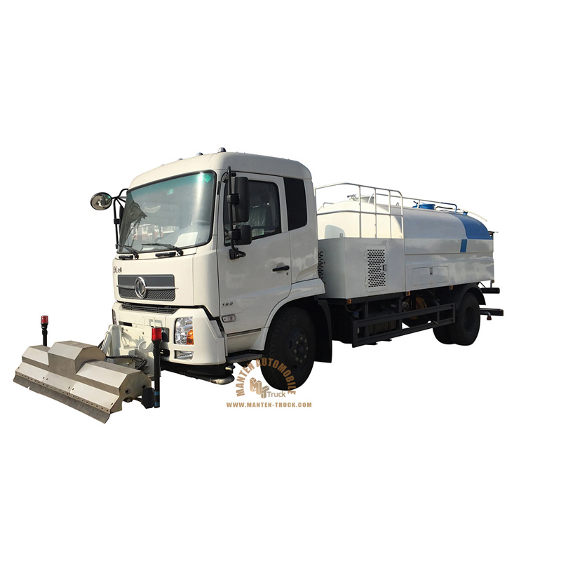 Dongfeng 10 toneladas de camión de limpieza de carreteras