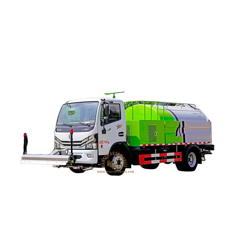 Camión de limpieza y lavado de carreteras Dongfeng 7 toneladas