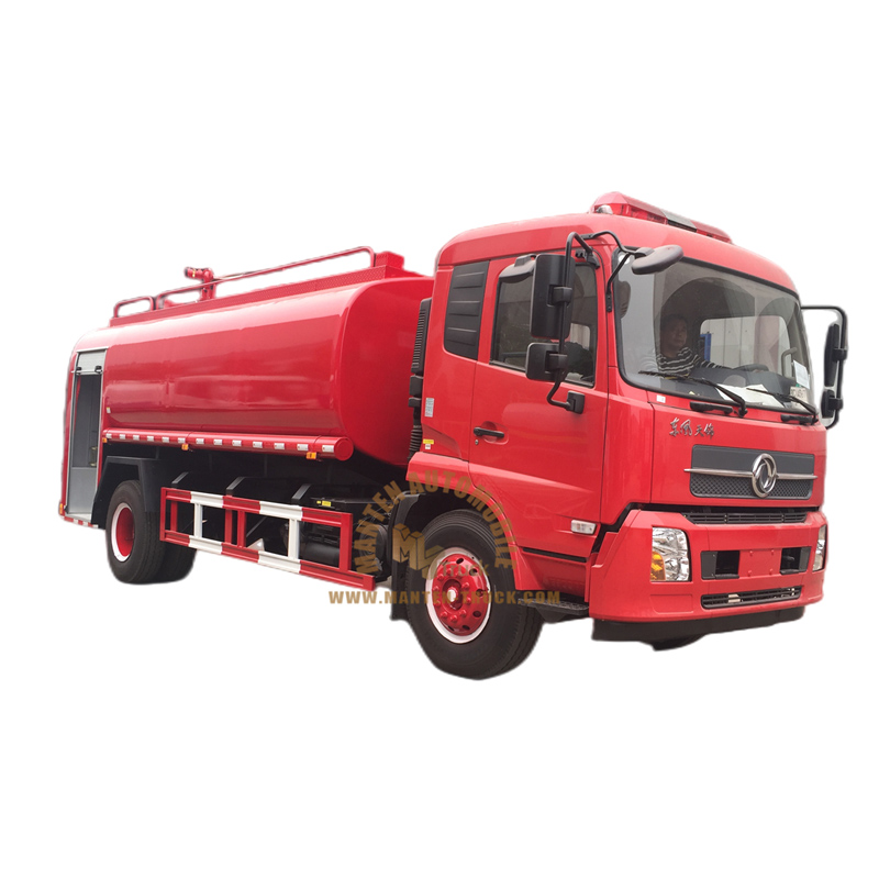 Tanque de agua Dongfeng 10000L camión de lucha contra incendios