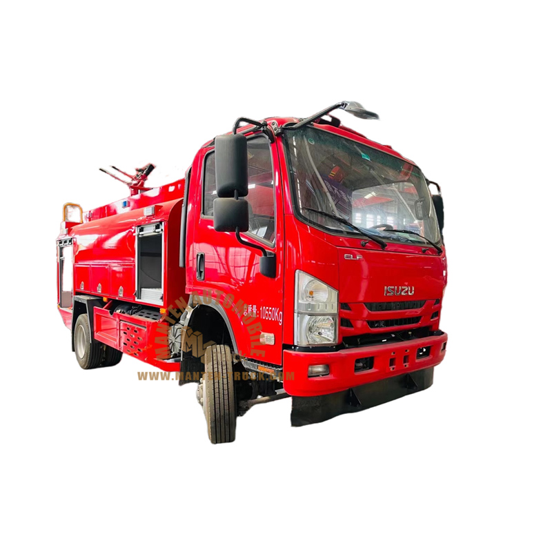 ISUZU 6000 litros camión de bomberos rociador de agua