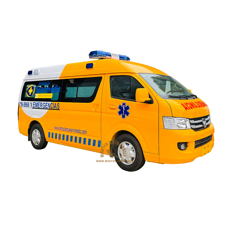 Foton 4x2 Motor Diesel Icu Monitor Ambulancia