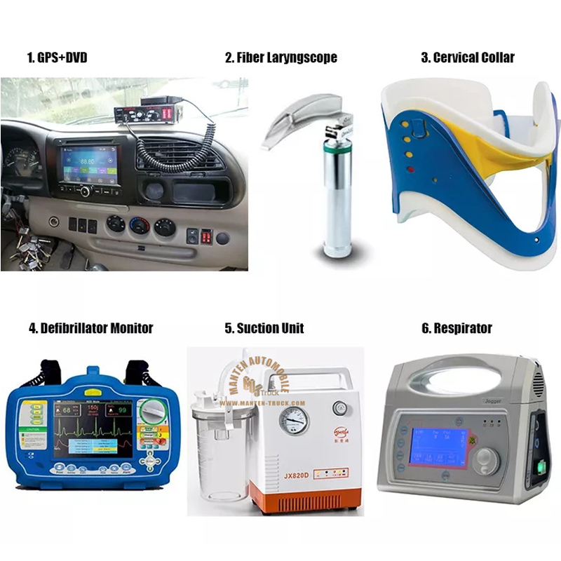 Máquina opcional de Icu y equipo para la ambulancia (1)