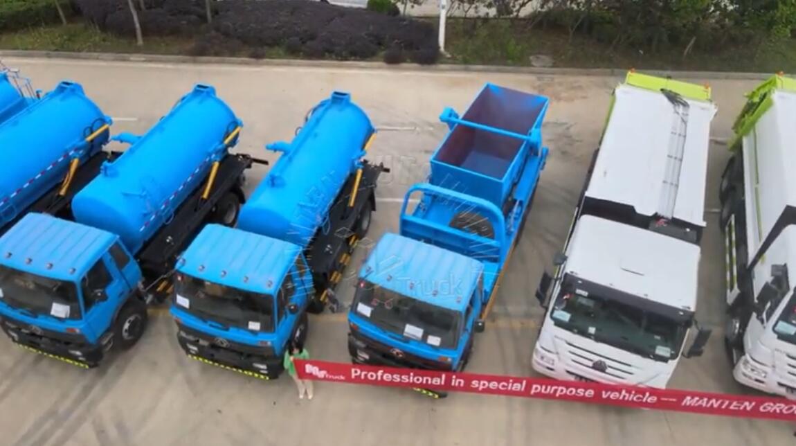 Lote de vehículos de saneamiento exportados a África Oriental