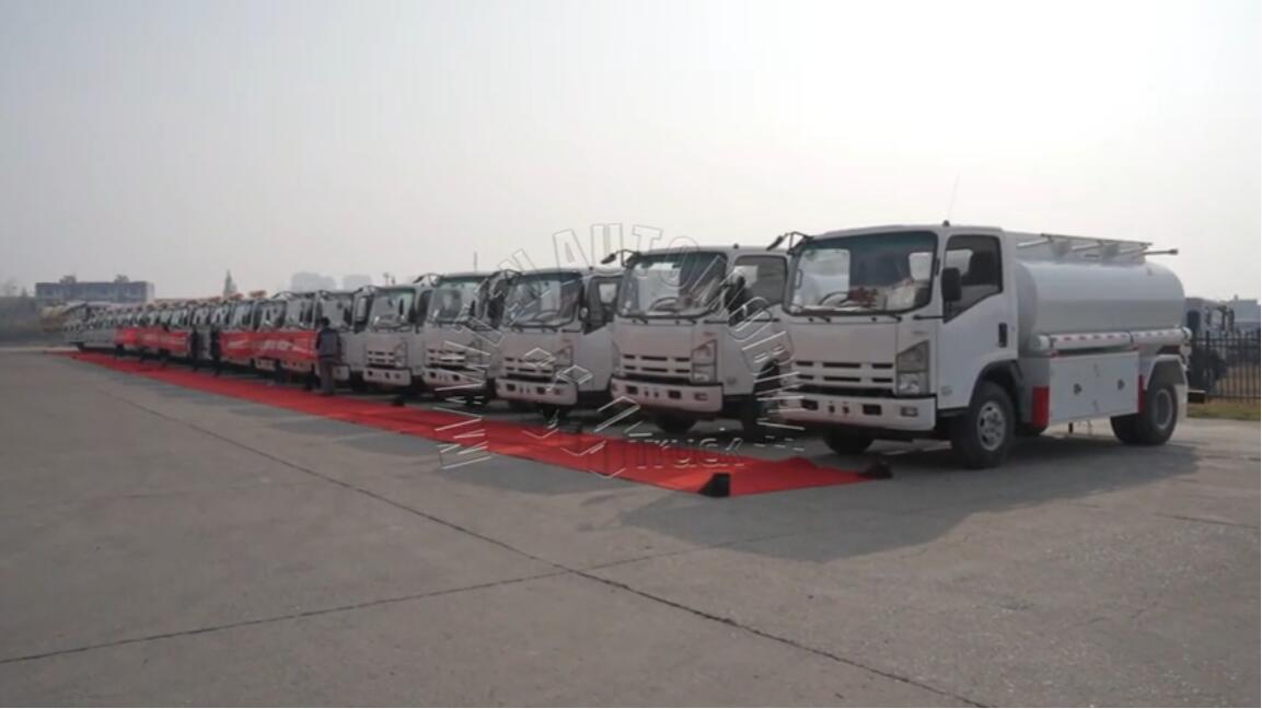 Exportación de camiones de combustible al sur de Asia