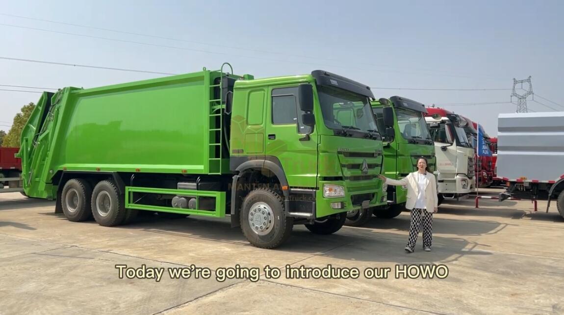 Camión de basura HOWO 6X4 compactador