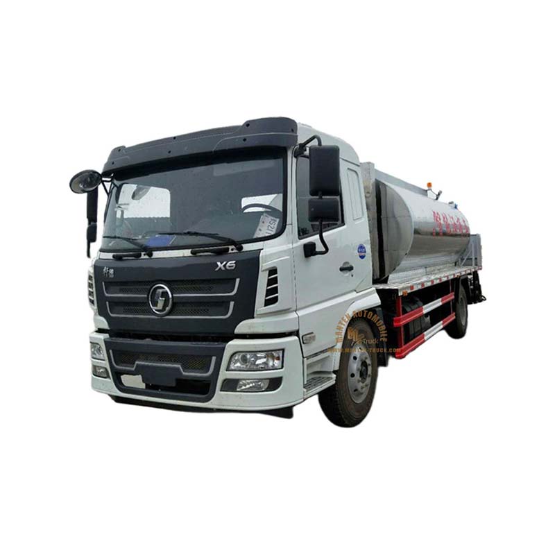 Camión de betún de pavimentación de carretera Shacman 4x2 10 toneladas
