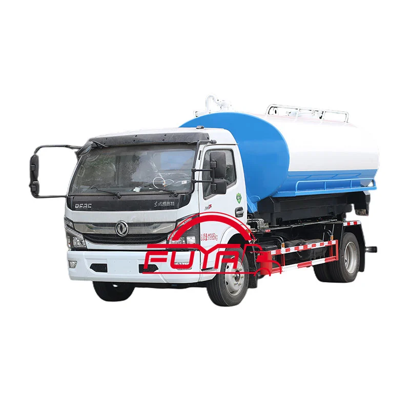 Camiones de basura enrollable Dongfeng de 12 toneladas con tanque de vacío